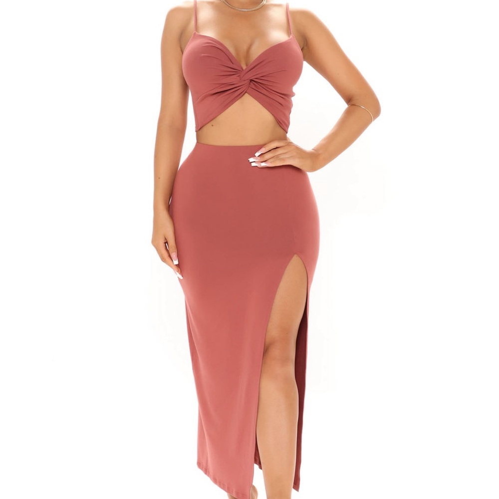 Pink Skirt Set